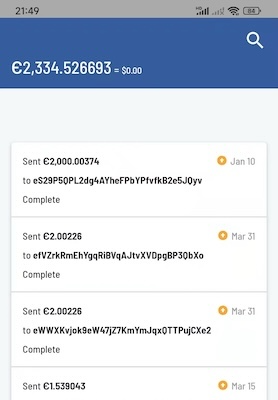 Earthcoin Mobile Wallet